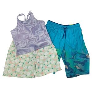 Lot of 3 New All in Motion Cat & Jack Girls XL Tank Top Lounge Athletic Shorts